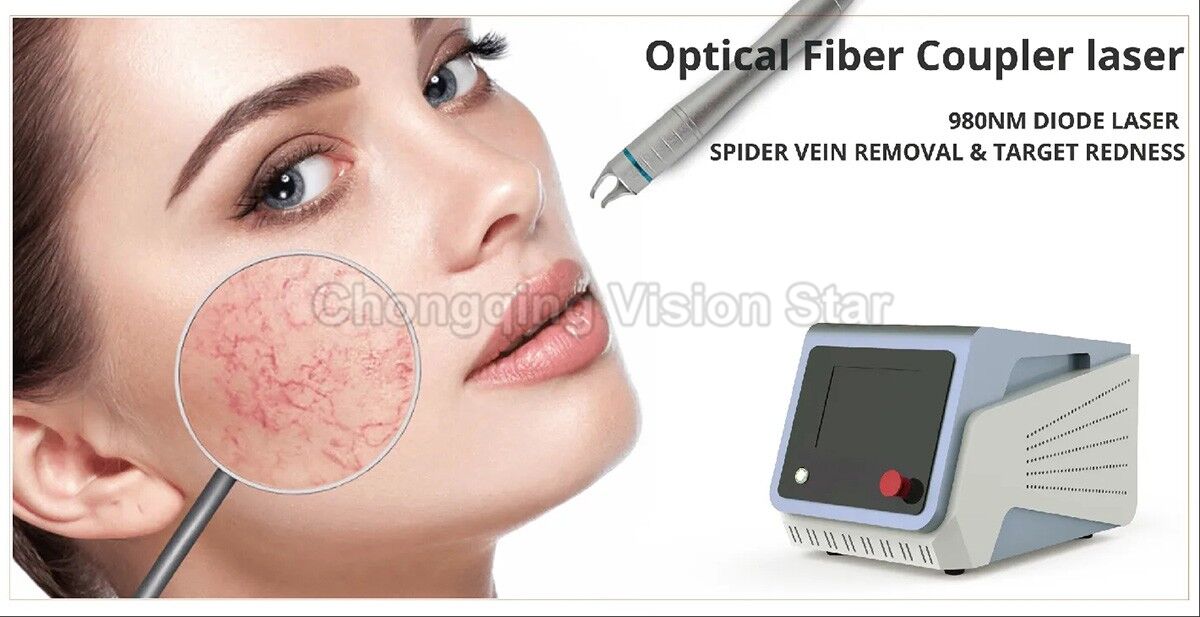 HYB-980nm Diode Laser Spridervein Removal&Target Redness