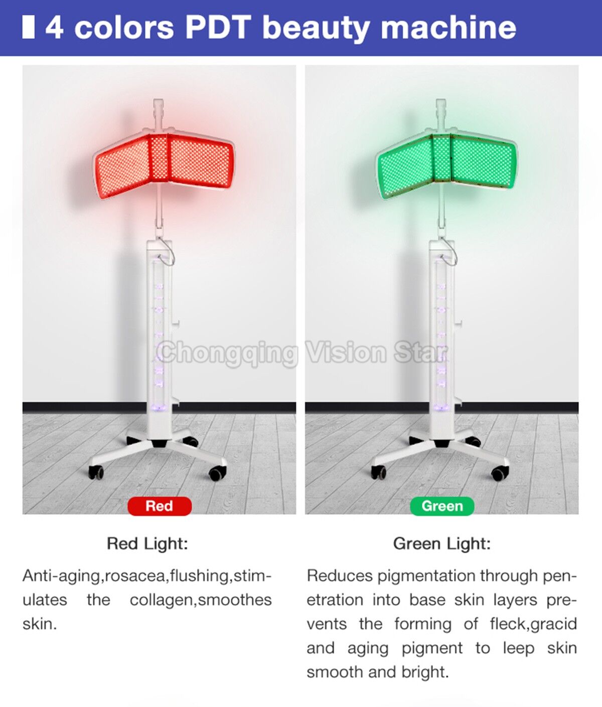 HYB-021 4 Color Bio Light Skin Rejuvenation Machine