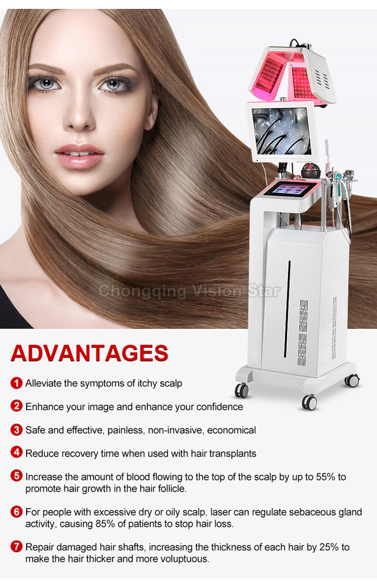 HYB-LaserH Laser Hair Regrowth Machine