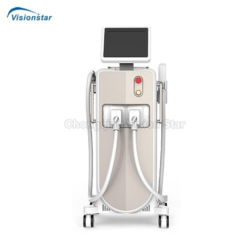 HYB-2B Diode ND YAG IPL RF 5 in 1 Tattoo Hair Removal Skin Rejuvenation Machine