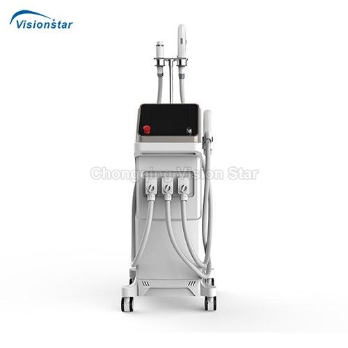 HYB-3C IPL ND Yag RF 3 in 1 Rejuvenation Pigment Hair Removal Machine